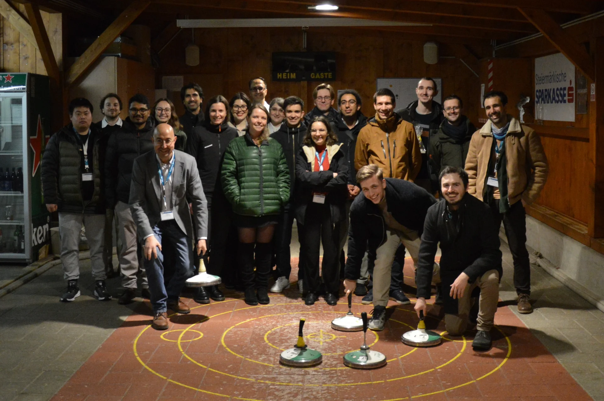 © MUL/ISFK Figure 9: The curling (“Stockschießen”) was one of the highlights for the students