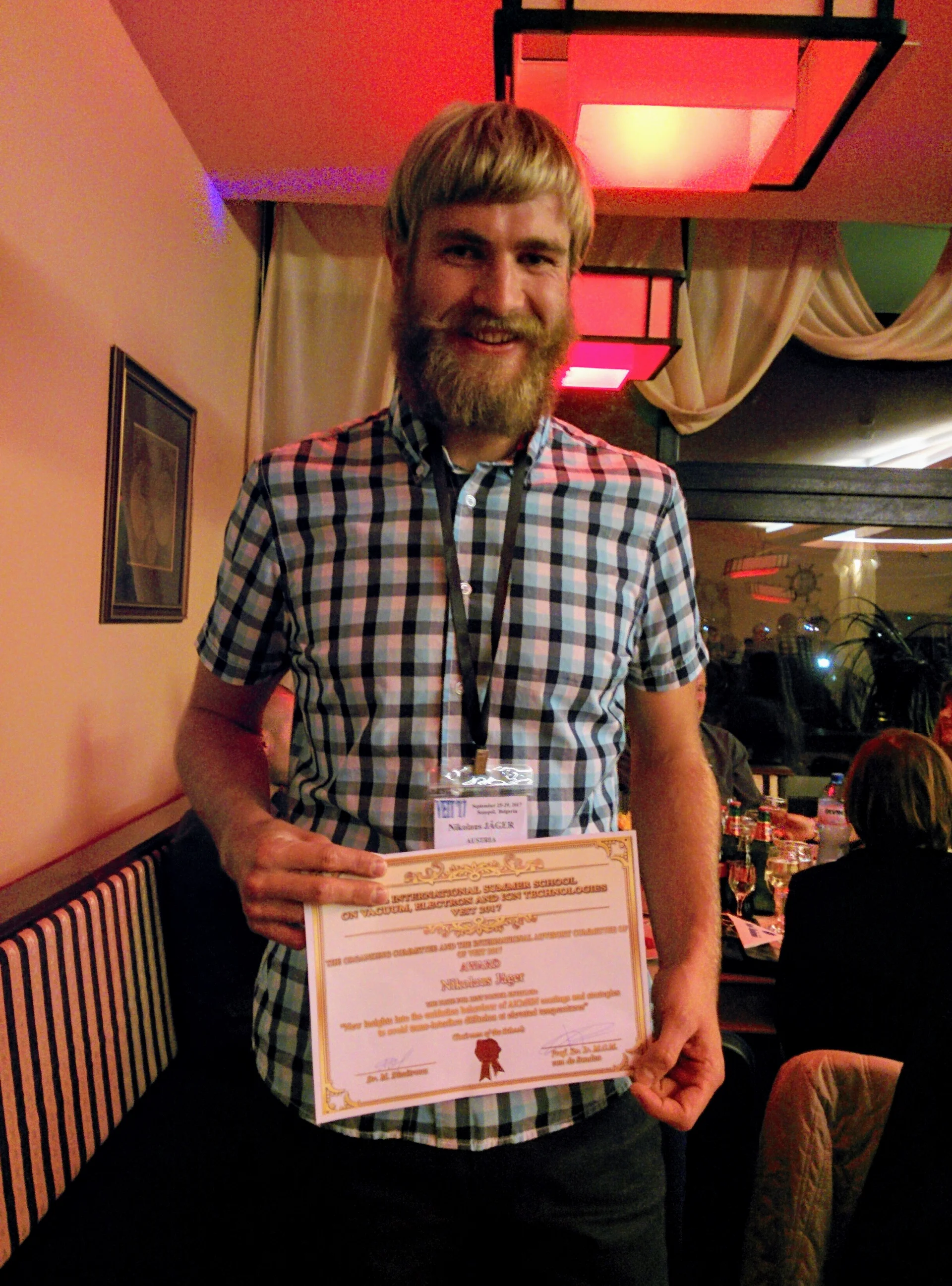 Nikolaus Jäger bei der Preisverleihung