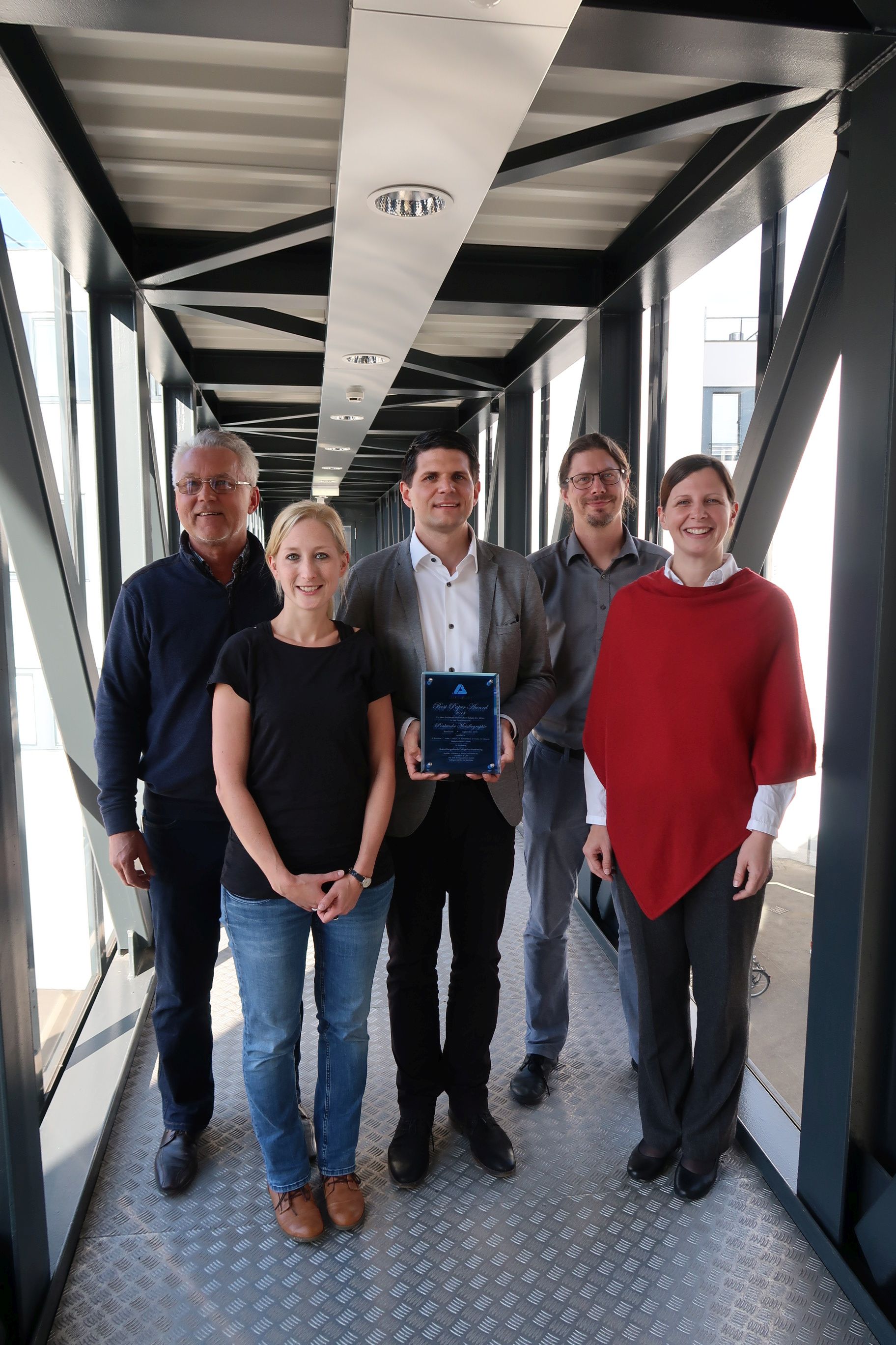 v.l.n.r.: Michael Panzenböck, Christina Hofer, Ronald Schnitzer, David Holec, Svea Mayer